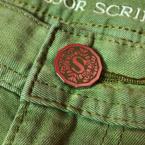 Scissor Scriptor Jeans Lime Green Unique Size 34 - Picture 6 of 8